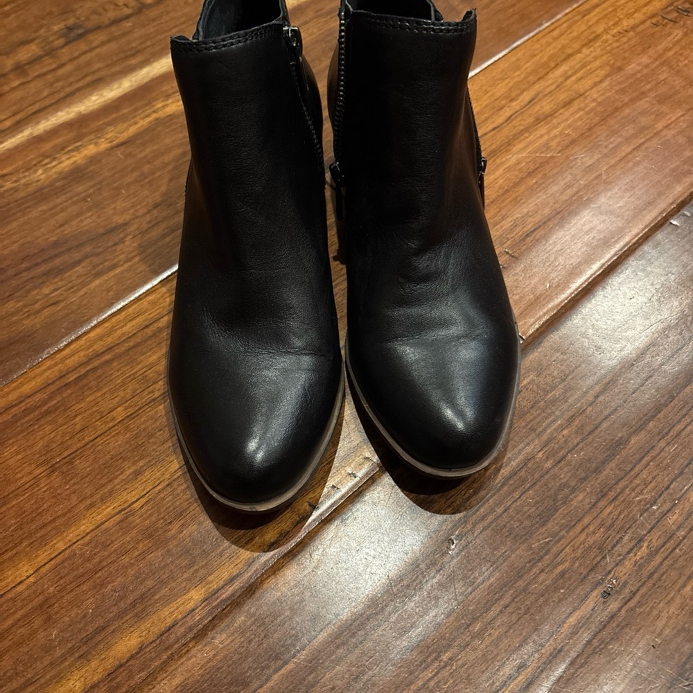 Lucky Brand Black Ankle Boots Size 7